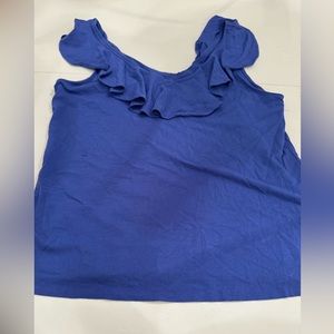 Lilly Pulitzer ruffle neck top